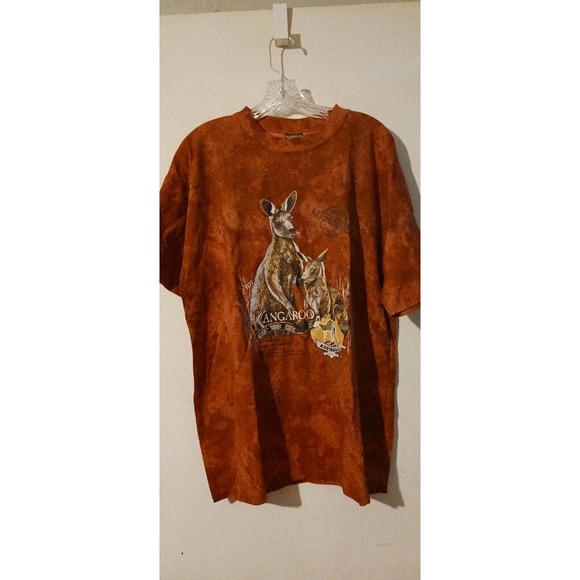VTG Made In AUSTRALIA Nature Series Kangaroo T-Shirt Adult XLarge - Picture 2 of 8